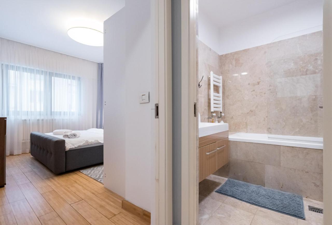Happy Bubble I Timpuri Noi 1Br Apt 4 Ppl 布加勒斯特 外观 照片